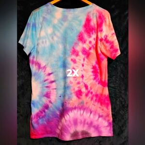2x tie dye t shirt